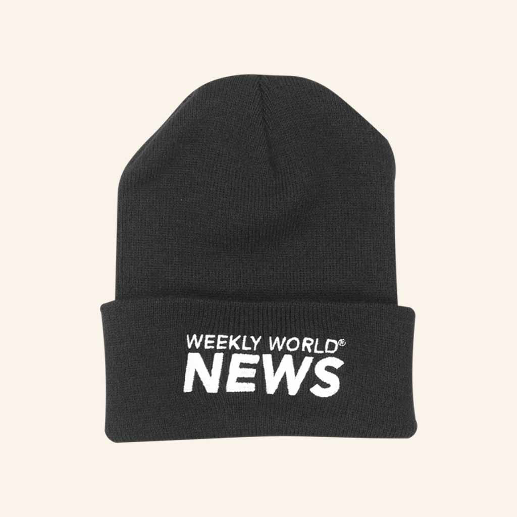 Weekly World News Merch Weekly World News Logo Beanie Gift Ideas For Boyfriend - Lilybirchmarket