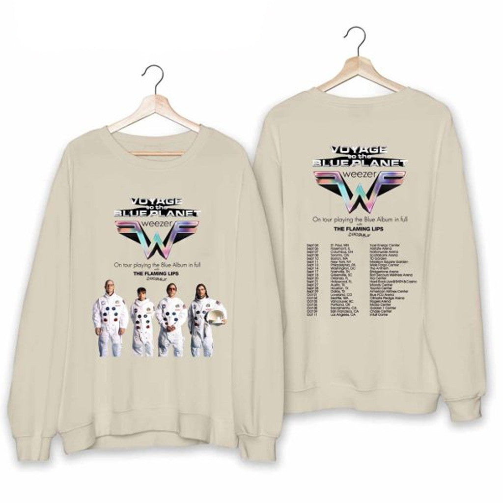 Weezer 30th Anniversary Tour 2024 Sweatshirt Weezer Merch Best Gifts For Rock Fans - Lilybirchmarket