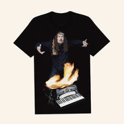 Weird Al Merch Accordion On Fire T-Shirt Unique Gift For Boyfriend - Lily Birch Market