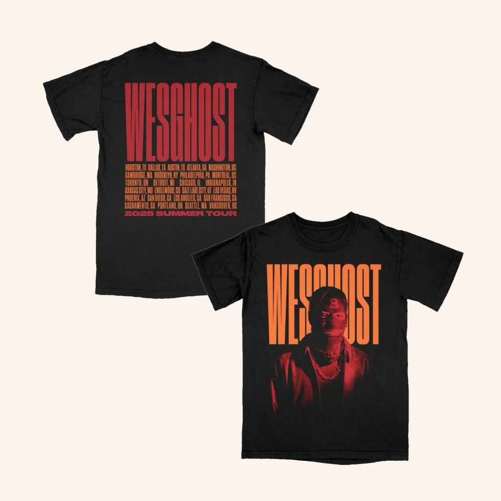 Wesghost Merch Summer 2025 Tour Shirts Music Related Gifts For Guys - Lily Birch Market