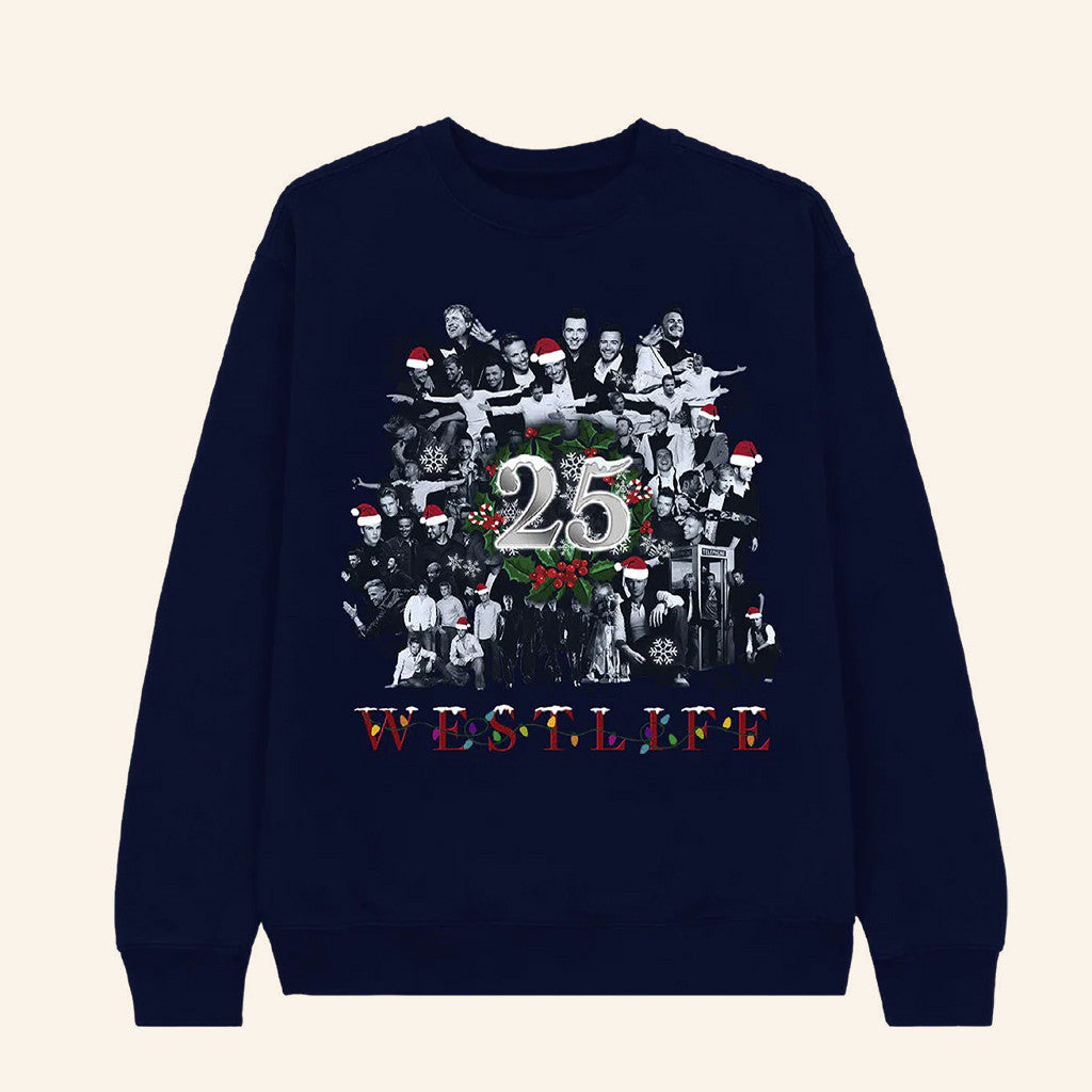 Westlife Merch The Ultimate Collection Christmas Sweatshirt Xmas Gifts For Pop Fans - Lilybirchmarket