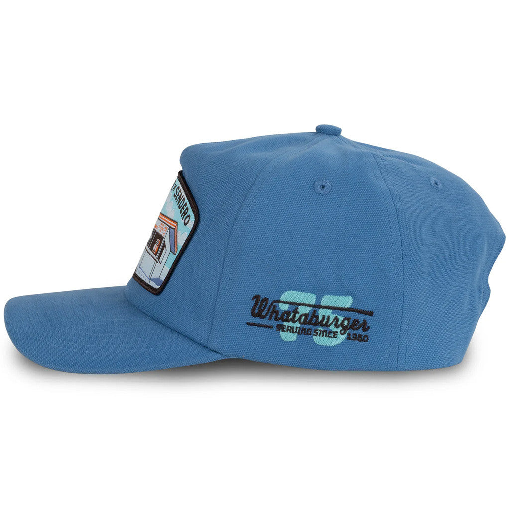 Whataburger Merch Sendero x Whataburger Cowboy Drive Thru Hat Embroidered Gifts For Dad - Lilybirchmarket