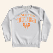 Whataburger Merch Sportiqe White Crewneck Whataburger Sweatshirt Best Gifts For Him - Lilybirchmarket