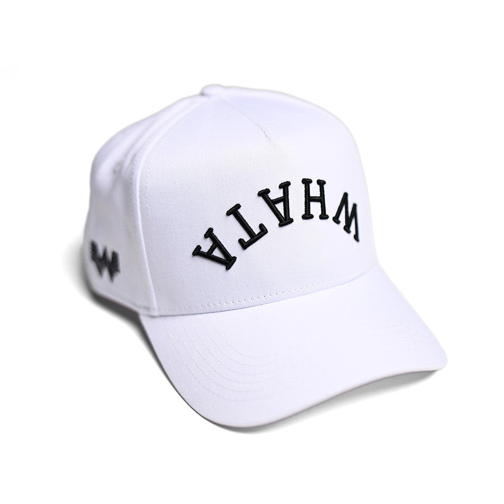 Whataburger Merch White Whataburger Hat Upside Down Logo Hat Embroidered Gifts For Husband - Lilybirchmarket