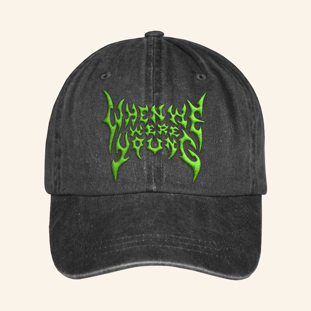 When We Were Young Festival Merch Embroidered Electrocution Hat Christmas Present Ideas For Dad - Lilybirchmarket