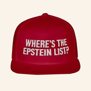 Where's The Epstein List Embroidered Snapback Hat Gifts For Best Friends - Lilybirchmarket