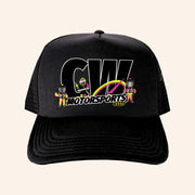 Whiskey Biz Merch CW Motorsports Racer Trucker Hat Gifts For Husband - Lilybirchmarket