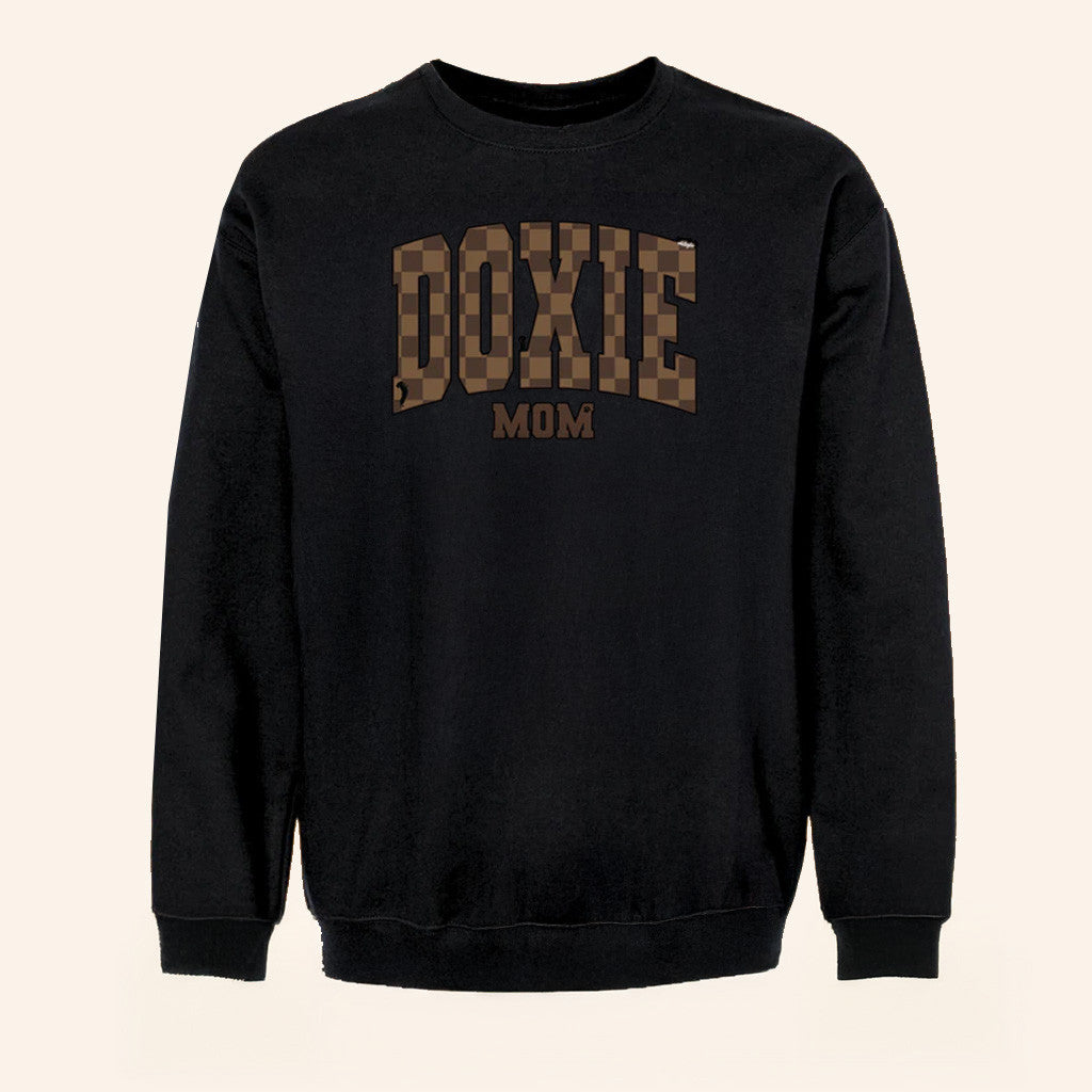 Whiskey Biz Merch Doxie Mom Crewneck Sweatshirt Gifts For Husband - Lilybirchmarket