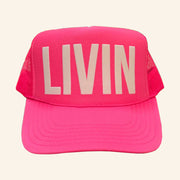 Whiskey Biz Merch LIVIN Trucker Hat Gifts For Girlfriend - Lilybirchmarket
