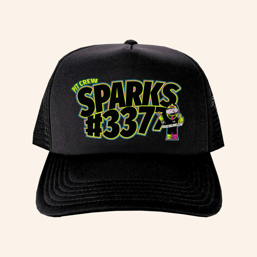 Whiskey Biz Merch Pit Crew Sparks 3377 Trucker Hat Best Gifts For Boyfriend - Lilybirchmarket