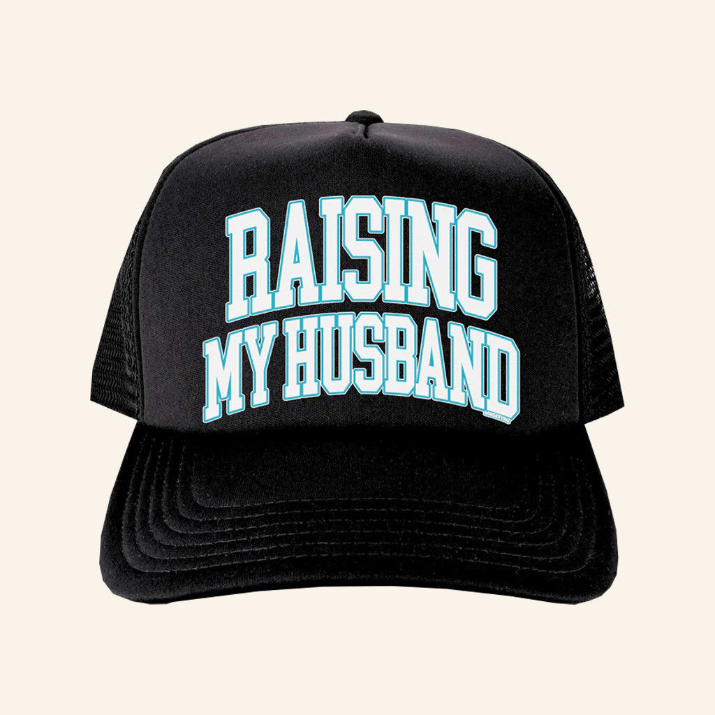Whiskey Biz Merch Raising My Husband Trucker Hat Present For Husband - Lilybirchmarket