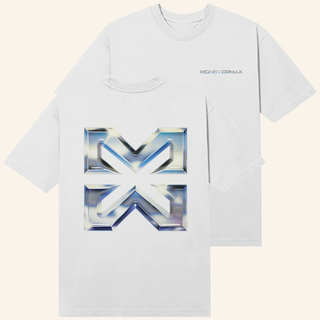 Whistlin Diesel Merch Monstermax Chrome Flat White T-Shirt Gifts For Him - Lily Birch Market