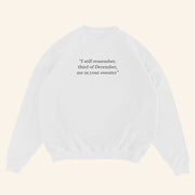 White Conan Gray Heather Sweater 2025 Conan Gray Merch Your Sweater Sweatshirt Music Fans Gifts - Lilybirchmarket