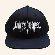Whitechapel Merch Gothic Logo Black Snapback Hat Embroidered Christmas Gift Ideas For Dad - Lilybirchmarket