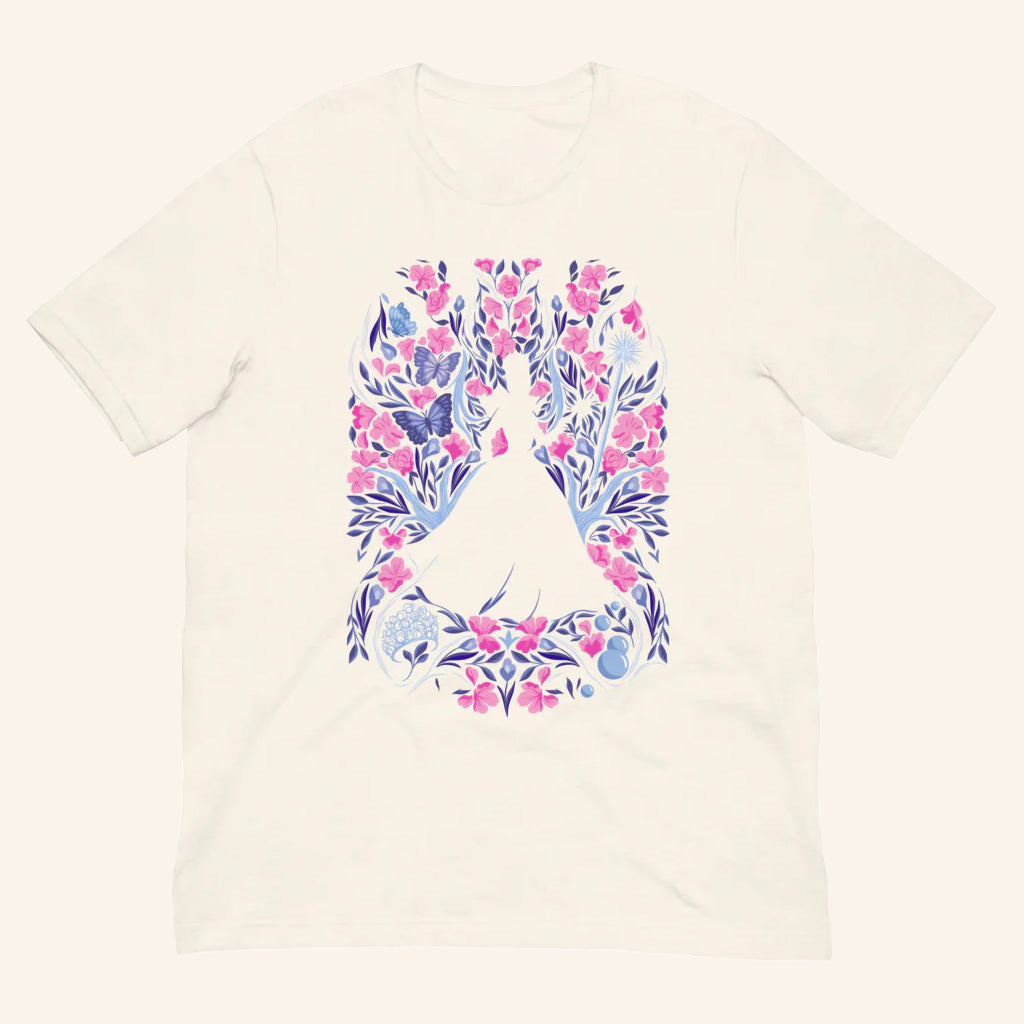 Wicked Merch Glinda Floral T-Shirt Birthday Gifts Ideas For Her - Lily Birch Market