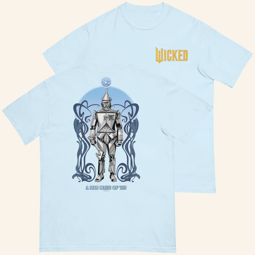Wicked Merch Tin Man T-Shirt A Man Made Of Tin Shirt Gifts Ideas For Friends - Lily Birch Market