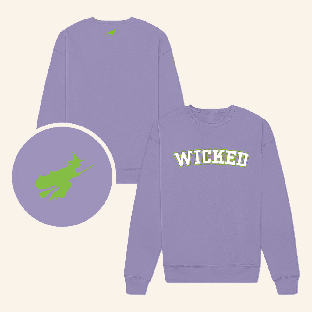 Wicked The Musical Merch Wicked Logo Sweatshirt Xmas Gifts For Friends - Lilybirchmarket