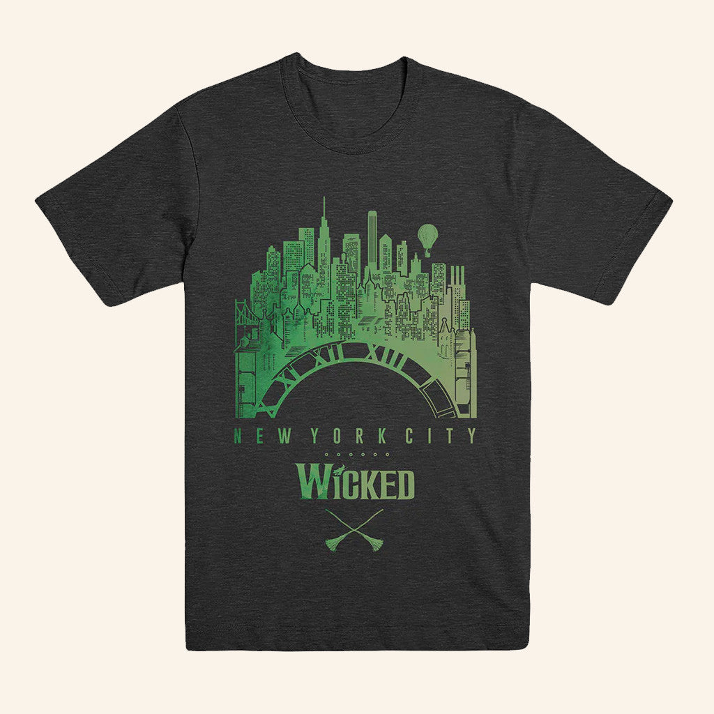 Wicked The Musical Merch Wicked NYC Clock T-Shirt Good Gifts For Boyfriend - Lily Birch Market