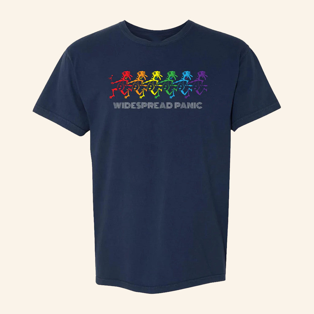 Widespread Panic Dancing Note Eater Rainbow T-Shirt Widespread Panic Merch Gifts For Rock Lover - Lily Birch Market