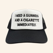 Will Mahony Merch Guinness Embroidered Trucker Hat Best Gifts For Boyfriend - Lilybirchmarket