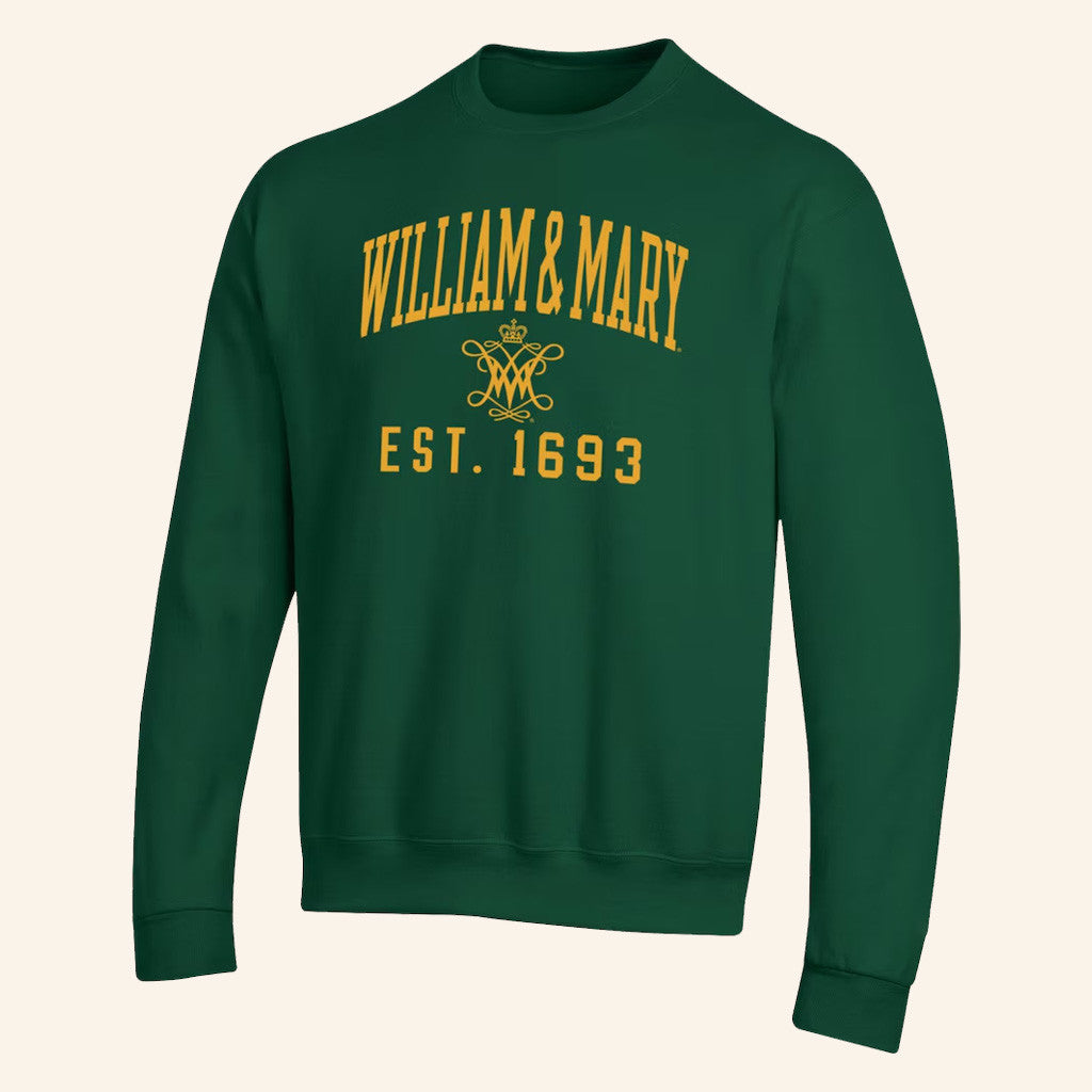 William And Mary Merch William And Mary Est 1693 Sweatshirt Gifts For Him - Lilybirchmarket