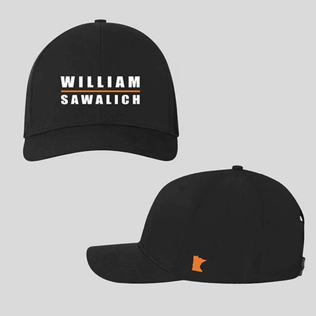 William Sawalich Racing Store Merch Unrl X William Sawalich Snapback Black Hat - Lilybirchmarket