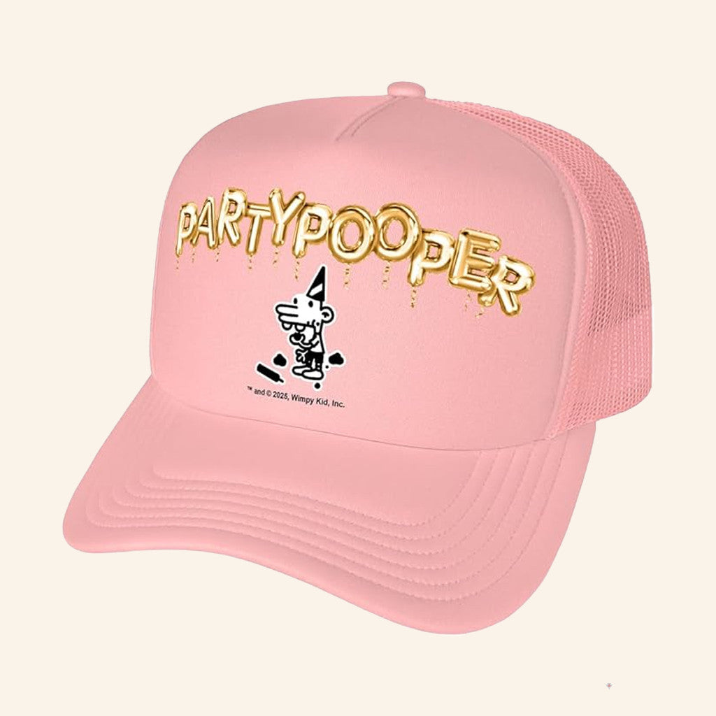Wimpy Kid Merch Partypooper Trucker Hat Great Gifts For Daughter - Lilybirchmarket