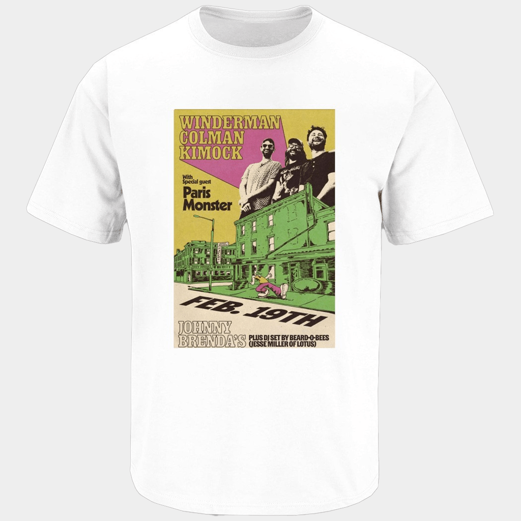 Winderman Colman And Kimock Feb 19 2026 At Johnny Brenda's Show T-Shirt Fan Merch Gifts - Lily Birch Market