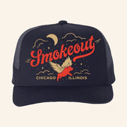 Windy City Smokeout Merch Flying Pig Trucker Hat Gifts For Dudes - Lilybirchmarket