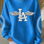 Wings LA Dodgers Back To Back Champions Sweatshirt Game Day Sweatshirt Mother Gifts - Lilybirchmarket