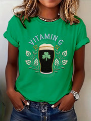 Womens Vitamin G Shirt Saint Patricks Day Shirts Womens St Patty'S Day Gift Ideas - TradiViet