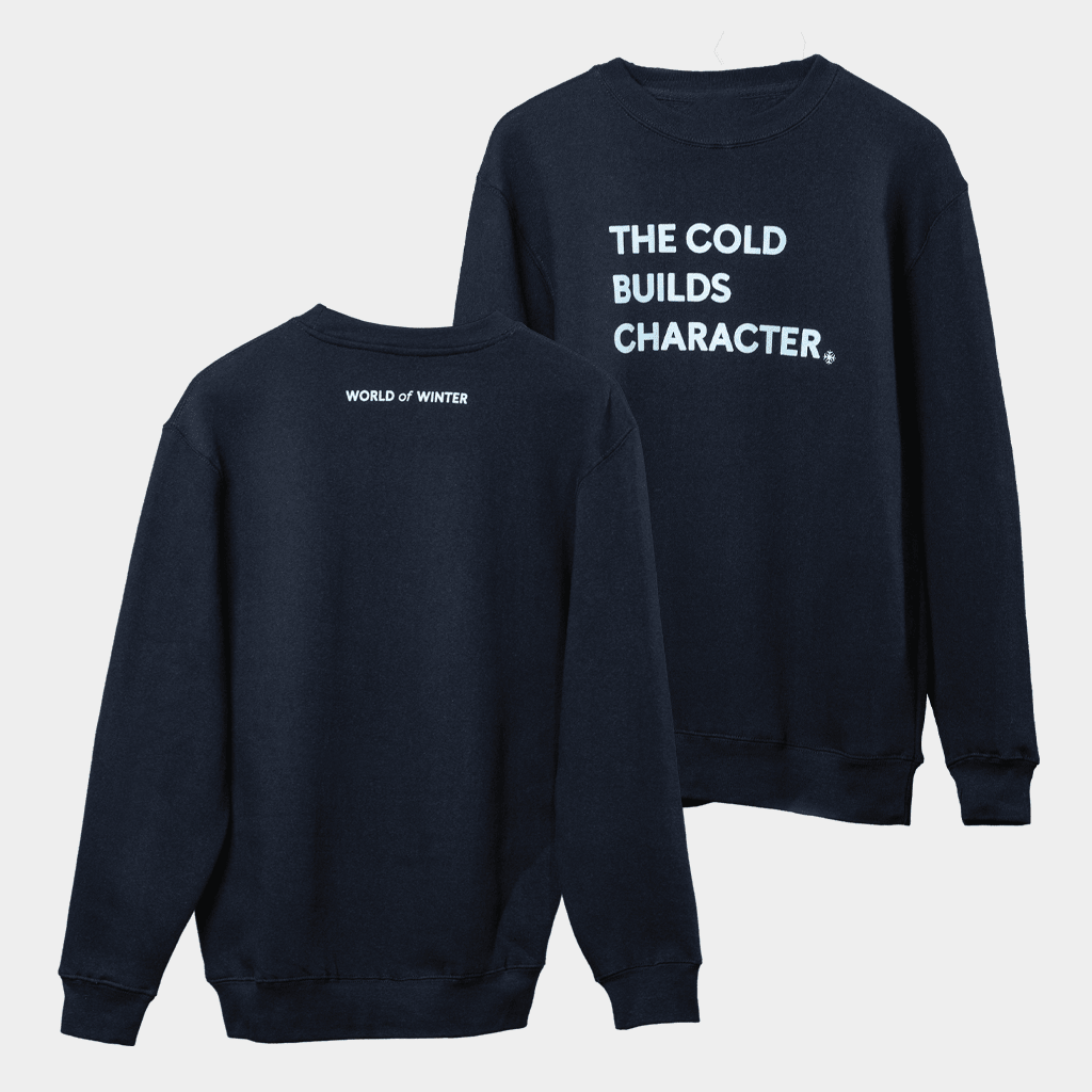 World Of Winter Festival Merch The Cold Builds Character Crewneck Sweatshirt Gift For Dad - Lilybirchmarket