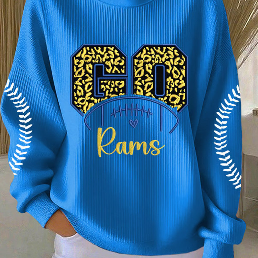 World Series Merch 2025 Go Rams Sweatshirt Presents For Baseball Lovers - Lilybirchmarket