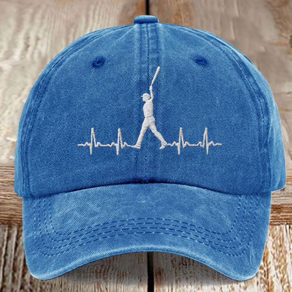 World Series Merch 2025 Heartbeat LA Dodgers Back To Back Champions Hat Game Day Embroidered Hat - Lilybirchmarket