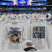 World Series Merch 2025 Los Angeles Dodgers Back To Back Champions Sweatshirt We Rule October - Lilybirchmarket