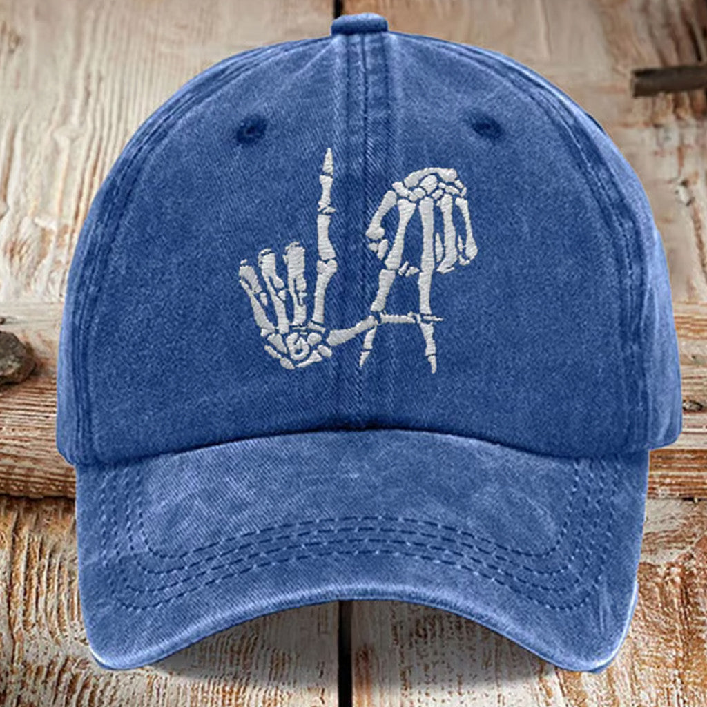 World Series Merch 2025 Skeleton LA Dodgers Back To Back Champions Hat Embroidered Dad Gifts - Lilybirchmarket