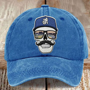 World Series Merch 2025 Skull LA Dodgers Back To Back Champions Hat Embroidered Game Day Hat - Lilybirchmarket
