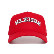WRECK 'EM Upside Down Hat Trend WRECK 'EM Reversed Hat Fathers Day Gift From Daughter - Lilybirchmarket