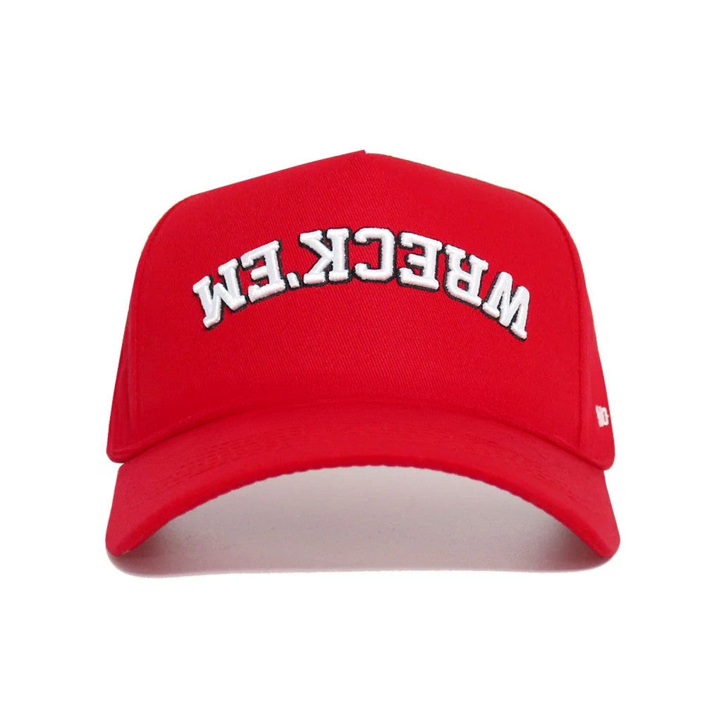WRECK 'EM Upside Down Hat Trend WRECK 'EM Reversed Hat Fathers Day Gift From Daughter - Lilybirchmarket