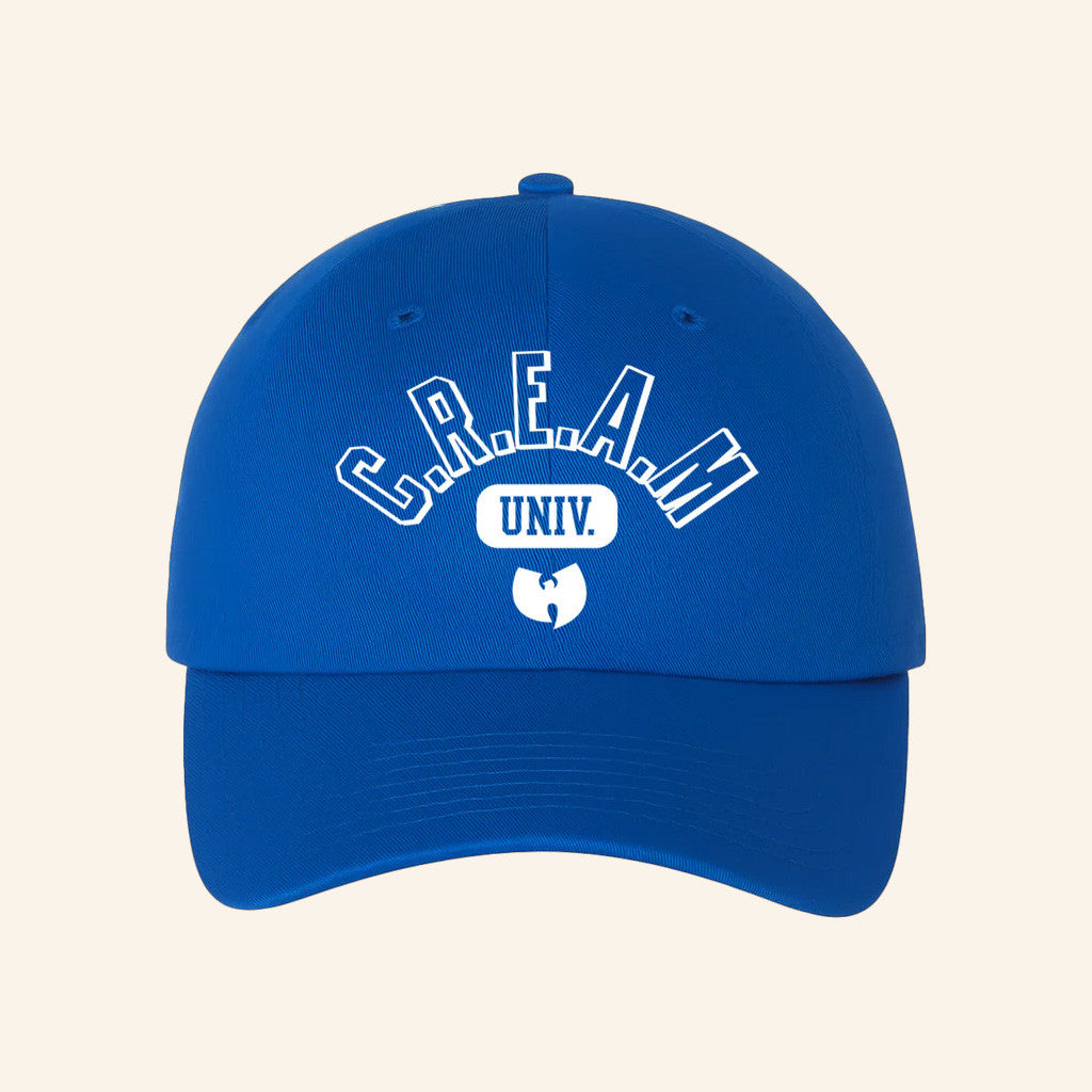 Wu Tang Merch C R E A M University Embroidered Hat Wu Tang Hat Present Ideas For Husband - Lilybirchmarket