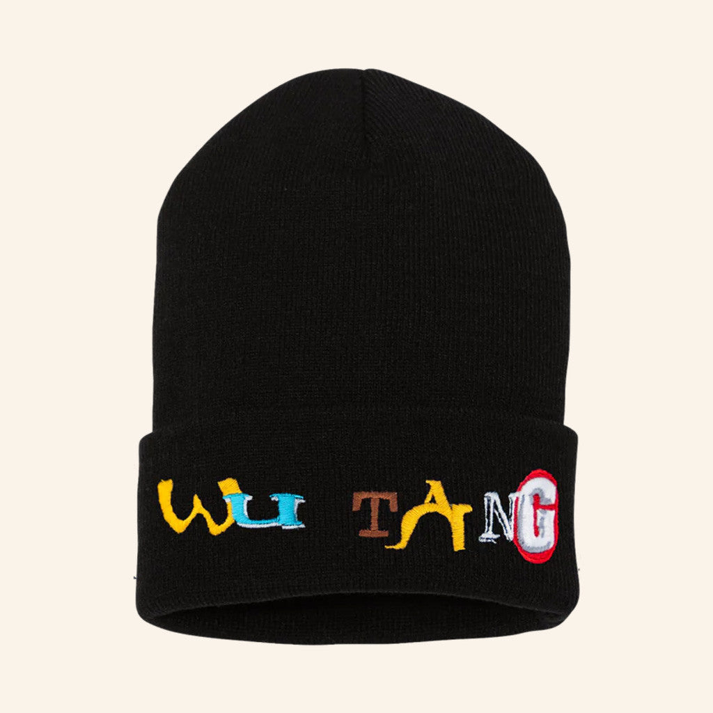 Wu Tang Merch Retro Colorblock Beanie Wu Tang Beanie Christmas Gifts For Husband - Lilybirchmarket