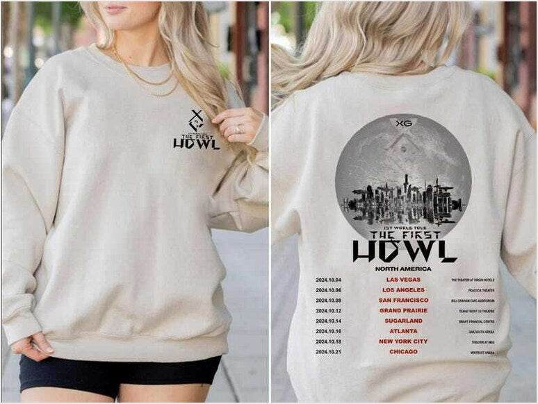 Xg The First Howl World Tour Sweatshirt Xg Woke Up Shirt Gifts For Fans Trendy Merch - Lilybirchmarket