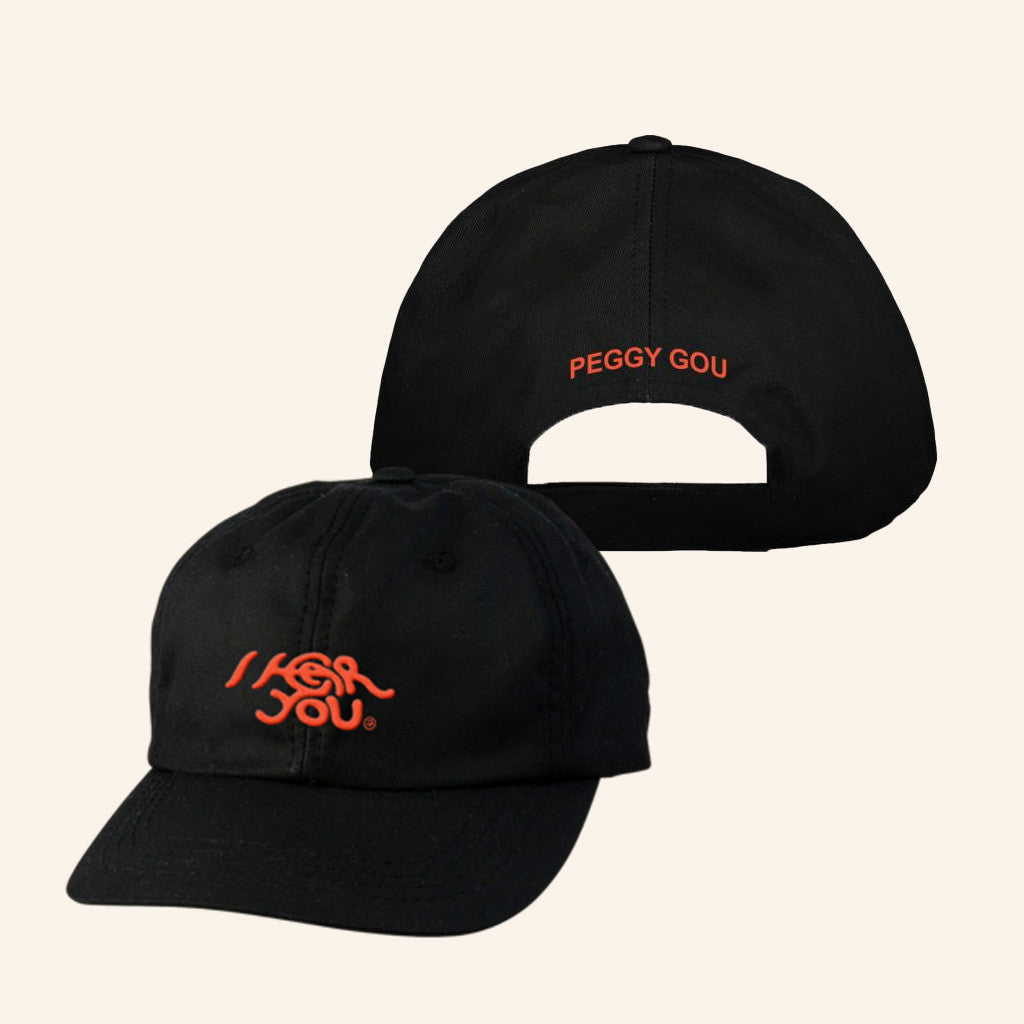 XL Recordings Merch I Hear You Peggy Gou Embroidered Cap Gifts For Your Boyfriend - Lilybirchmarket