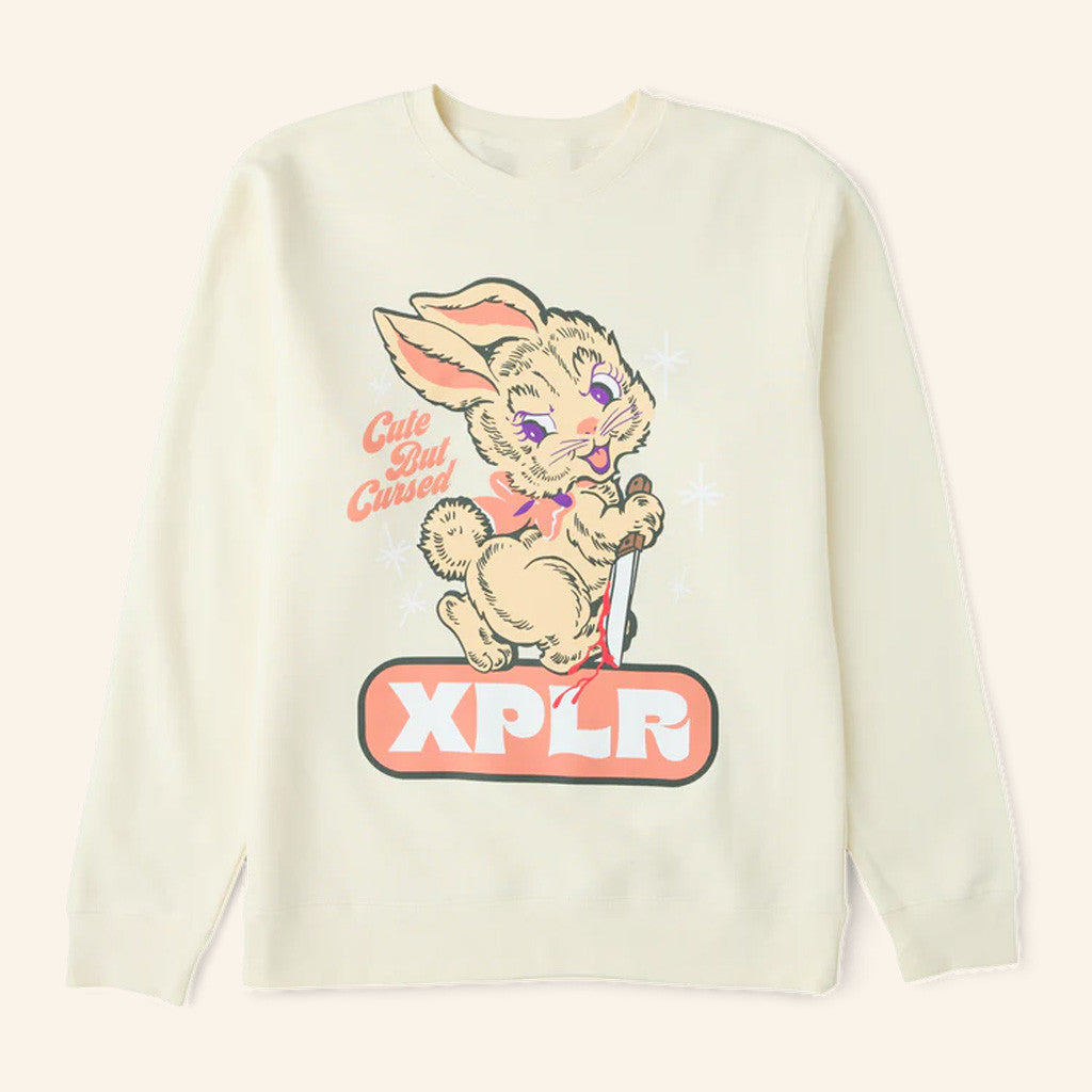 XPLR Merch Cute But Cursed Crewneck Sweatshirt Gift Ideas For Her - Lilybirchmarket