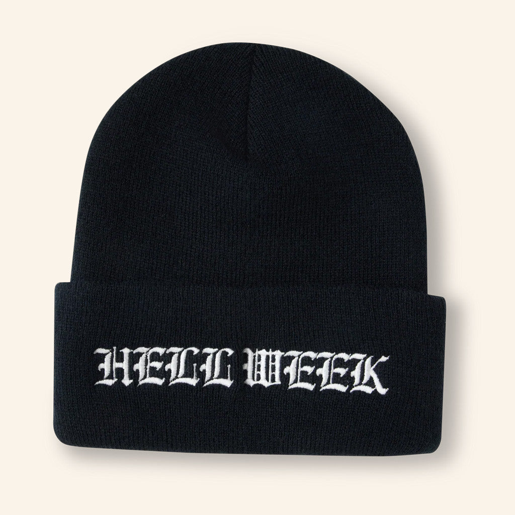 XPLR Merch Hell Week 2025 Black Beanie Unique Halloween Gift For Husband - Lilybirchmarket