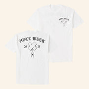 XPLR Merch Hell Week 2025 White T-Shirt Halloween Gift Ideas For Men - Lily Birch Market