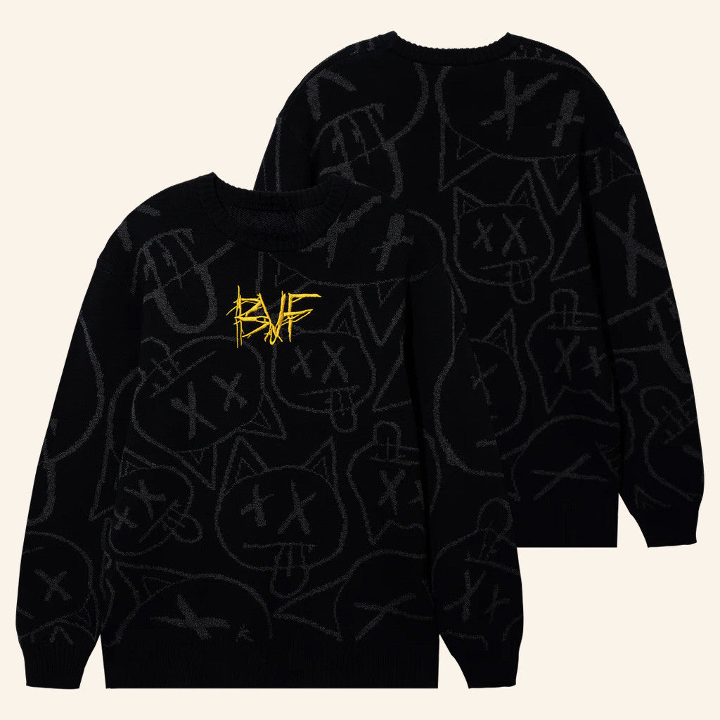 XXXTentacion Merch BVF Cat Sweater Presents For Hip Hop Lovers - Lilybirchmarket