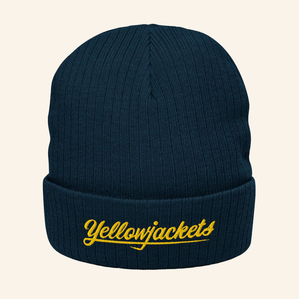 Yellowjackets Merch Yellowjackets Logo Beanie Xmas Gifts For Dad - Lilybirchmarket