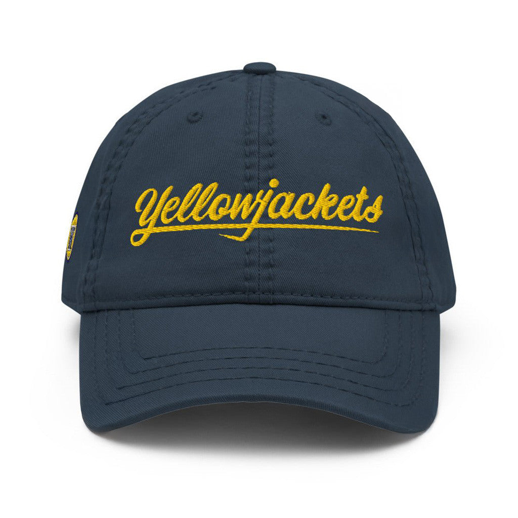 Yellowjackets Merch Yellowjackets Logo Embroidered Hat Christmas Ideas For Him - Lilybirchmarket