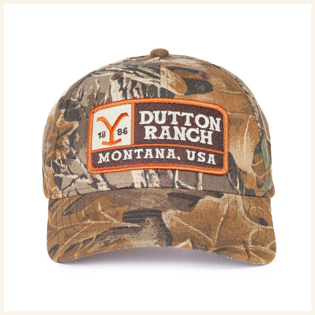 Yellowstone Merch Embroidered Yellowstone x Realtree Camo Hat Presents For Dad - Lilybirchmarket